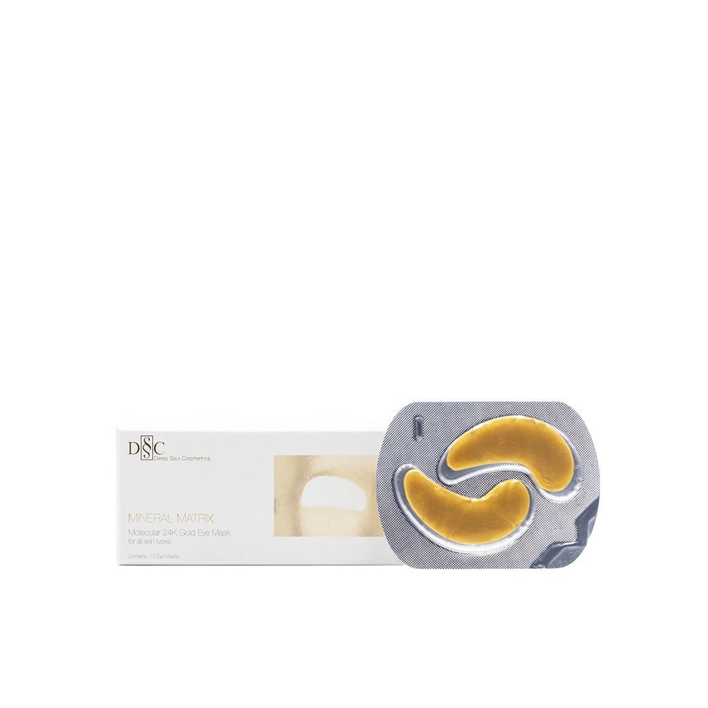 Mineral Matrix Molecular 24K Gold Eye Mask - Deep Sea Cosmetics